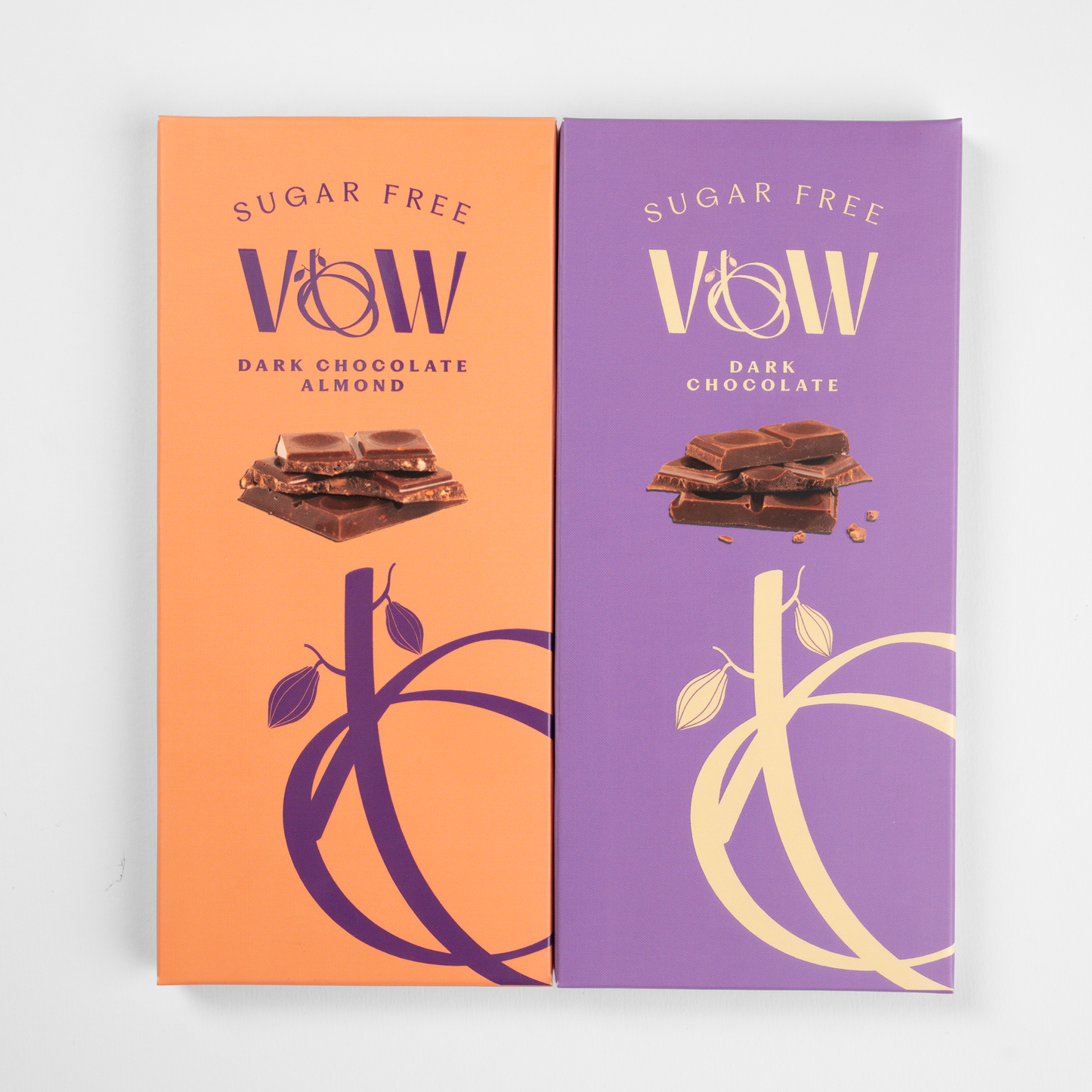 Dark Chocolate Plain + Dark Chocolate Almond BUNDLE OFFER 20%