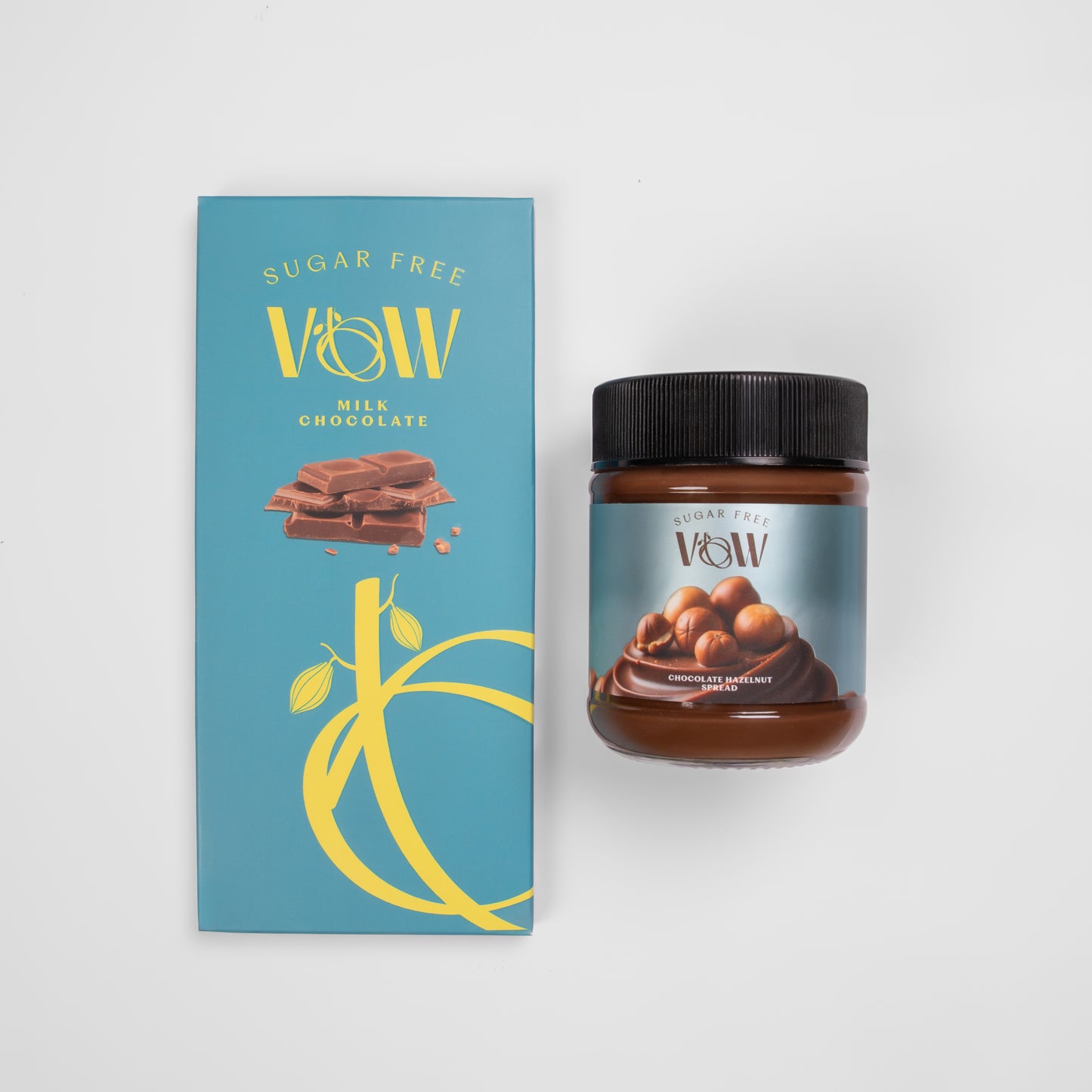 Spread and Plain Milk Chocolate duo